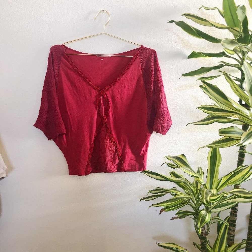 Vintage Pink Flowing Top